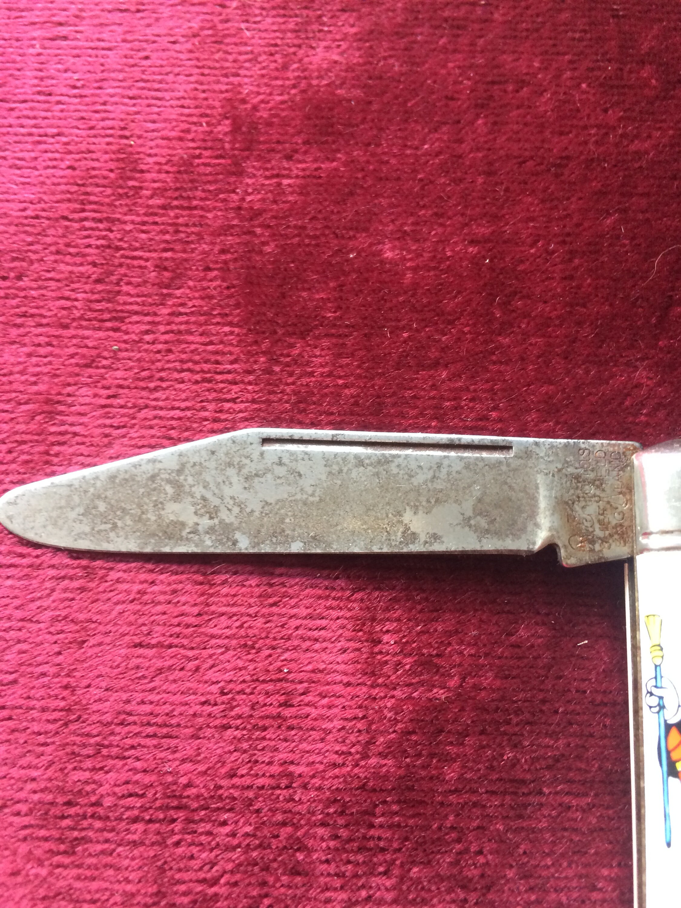 Vintage Mickey Mouse folding knife pen knife Etsy