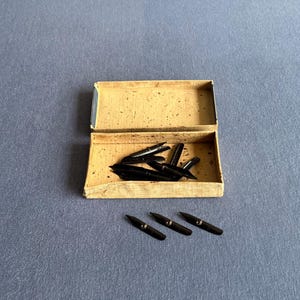 Pennini per penne a immersione vintage WILLIAM MITCHELLS J selezionati e usati