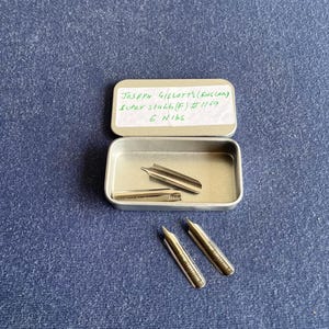 ヴィンテージ ジョセフ・ジロット ファイン スーパー スタブ ステンレススチール ペン先 No.1169 イギリス製