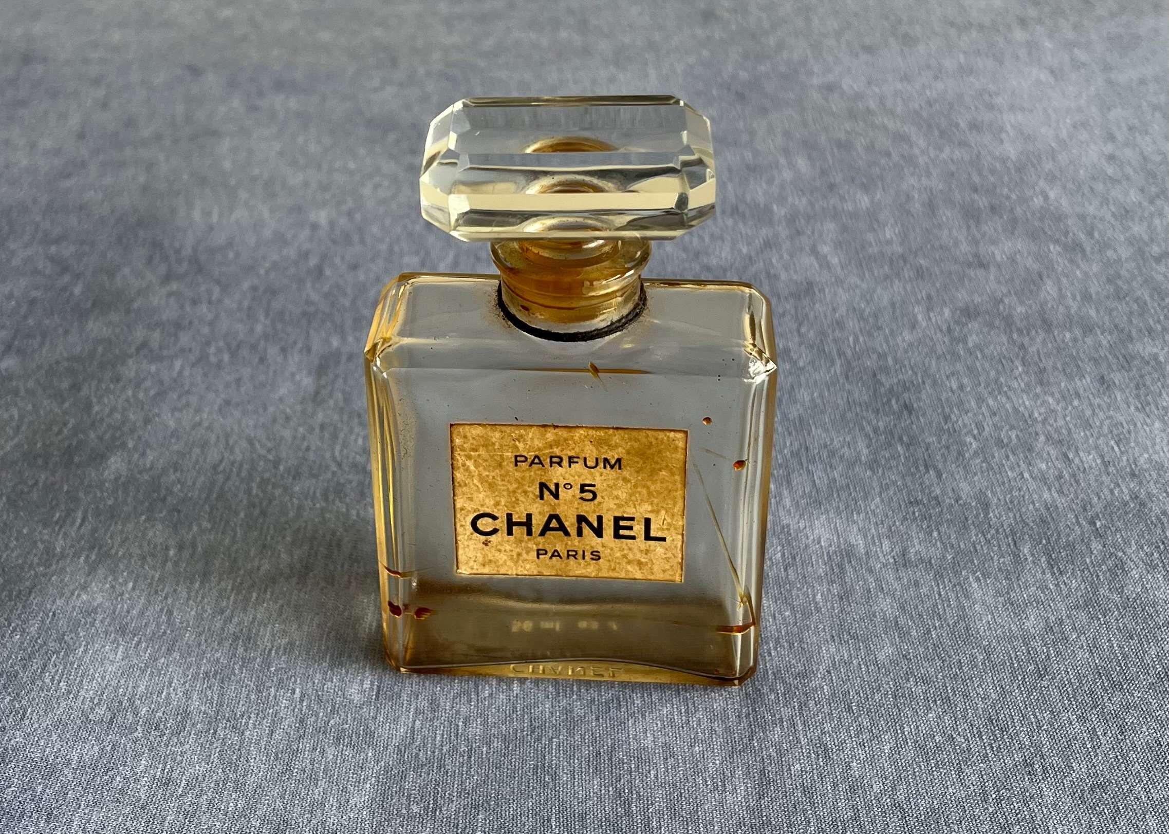 Vintage Preowned Chanel No 5 Empty Perfume Bottle 
