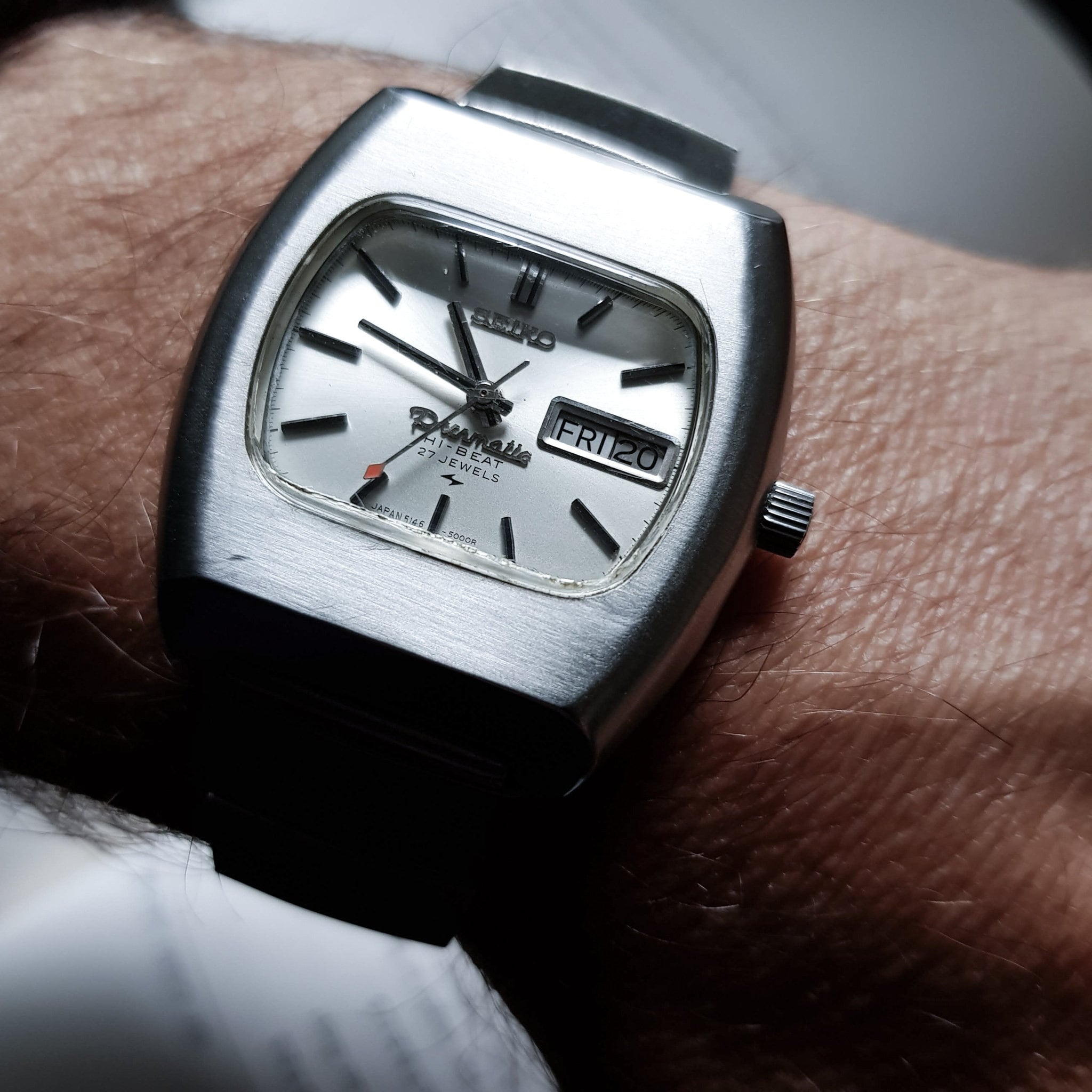 Seiko Watch | Seiko Presmatic Hi-beat 5146-5000, 1969, Silver