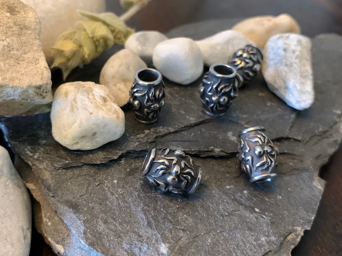 Haarperle Bart Schmuck Wikinger Schmuck Haar Perle Spinne Etsy New