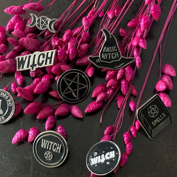 Wicca Metallanstecker,Pins ,Buttons