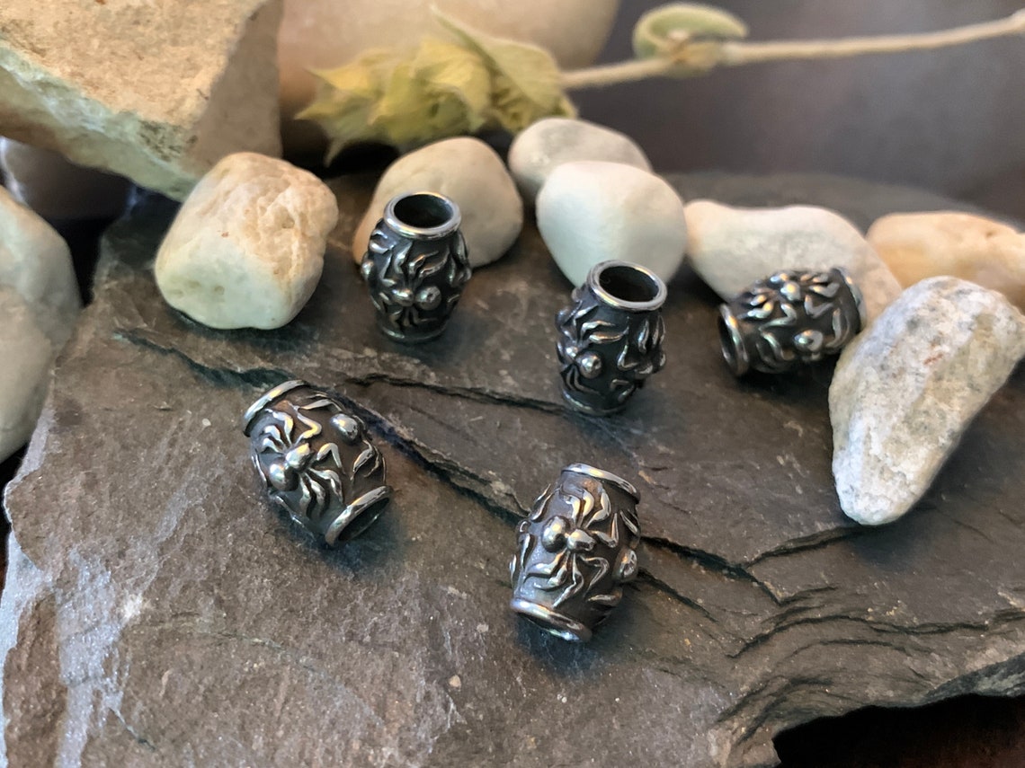 Haarperle Bart Schmuck Wikinger Schmuck Haar Perle Spinne Etsy New