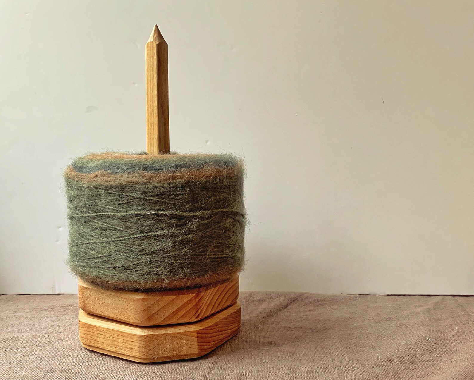 Natural Wooden Yarn Butler. Beech Wood Yarn Holder. Wide Wool Etsy