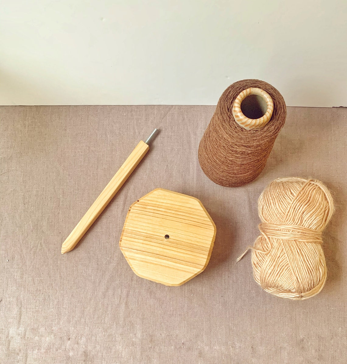 Natural Wooden Yarn Butler. Linden Wood Yarn Holder. Wide Wool Etsy