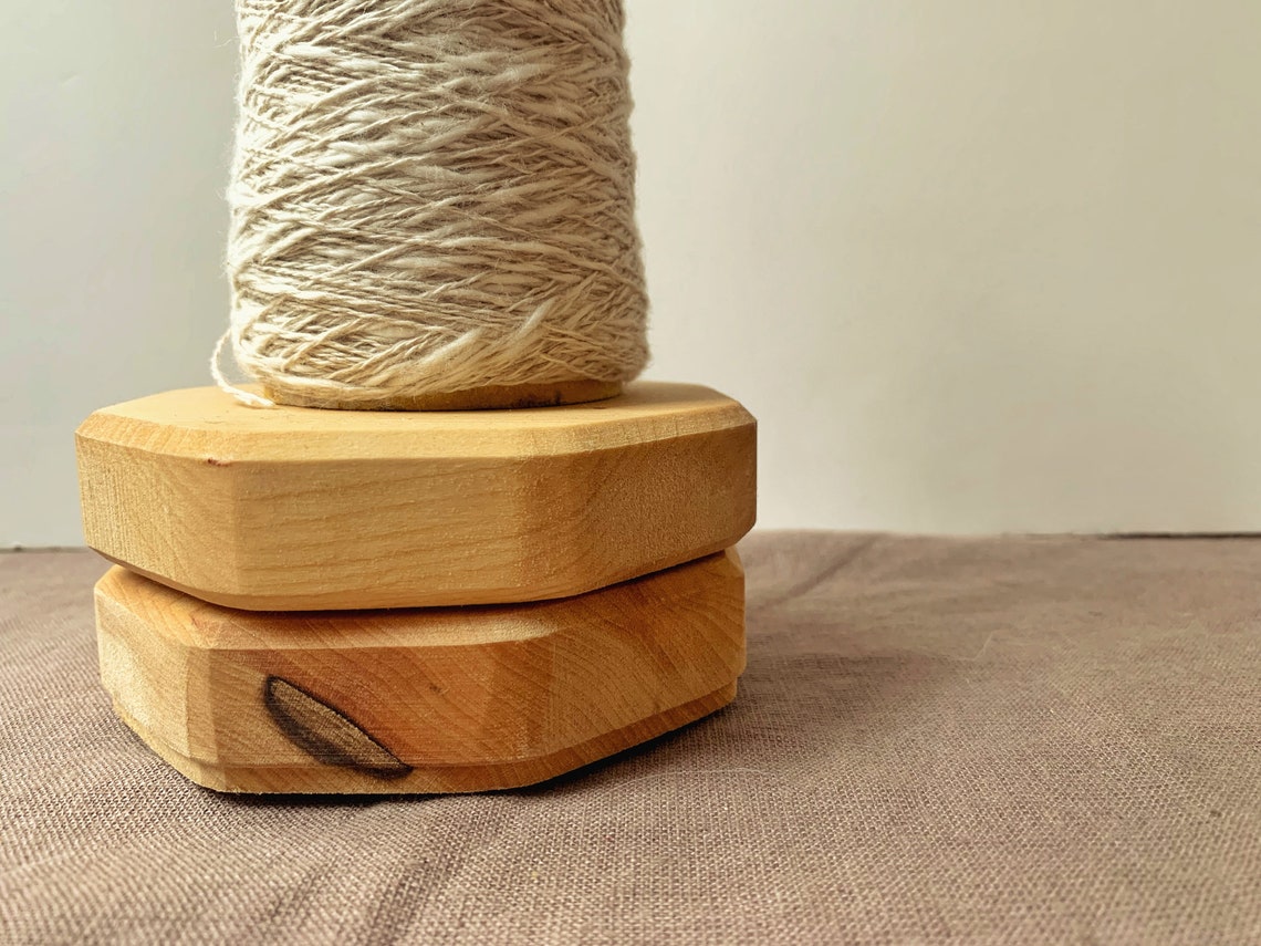 Natural Wooden Yarn Butler. Linden Wood Yarn Holder. Wide Wool Etsy