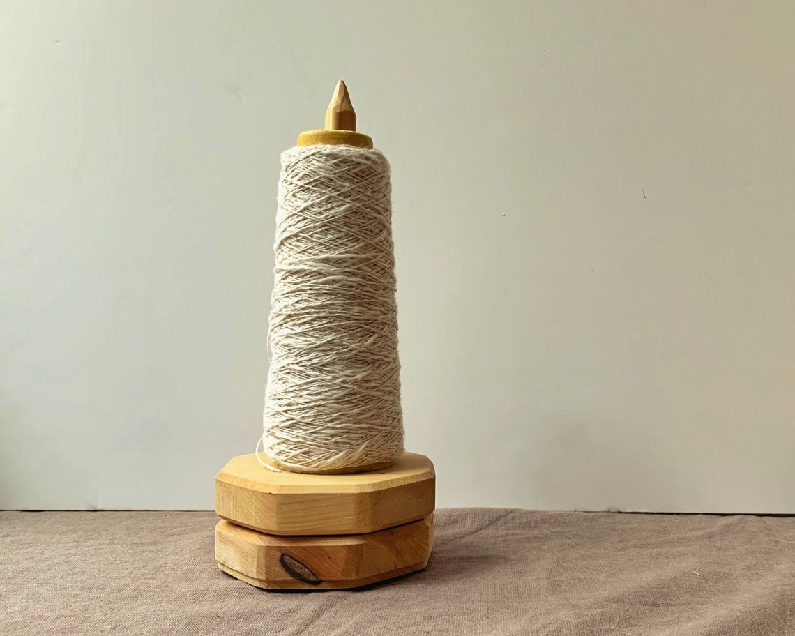 Natural Wooden Yarn Butler. Linden Wood Yarn Holder. Wide Wool Etsy