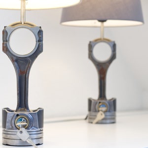 kolbenlampe schreibtischlampe etsy
