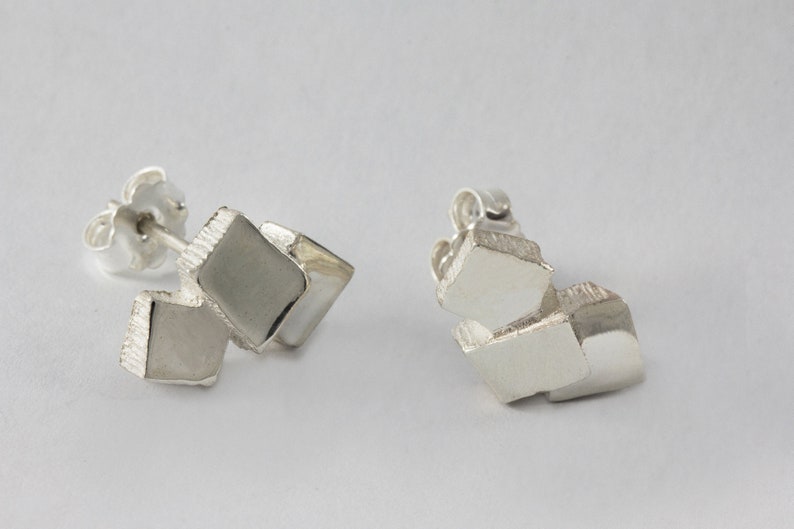 Modern Earrings, CUBE-S image 2