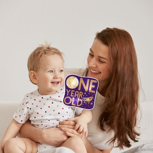 Space Photo Booth Props Printable, First Trip Around the Sun Photo ...