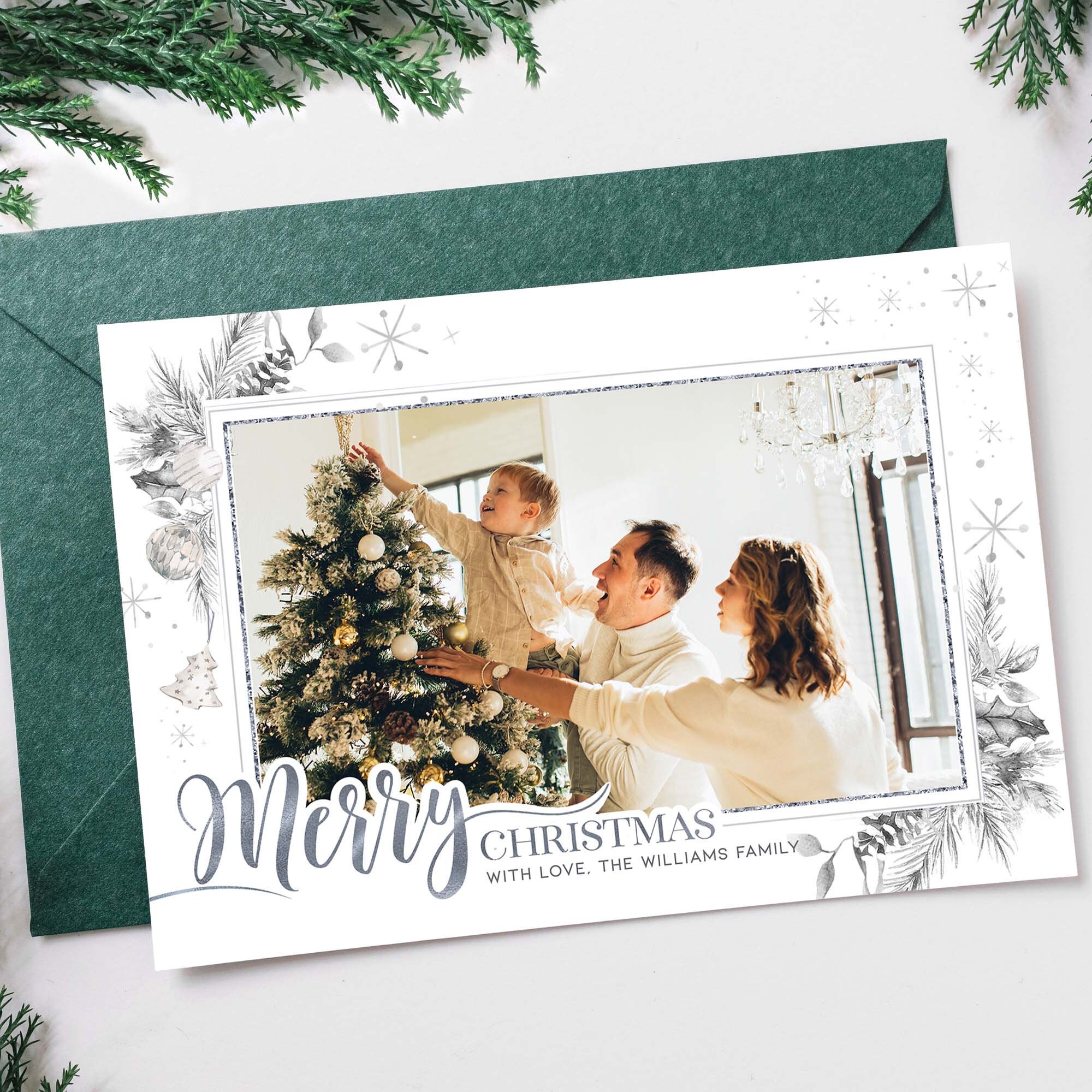 Christmas Clearance. Christmas Cards 2022 Set of 5. Unique Holiday