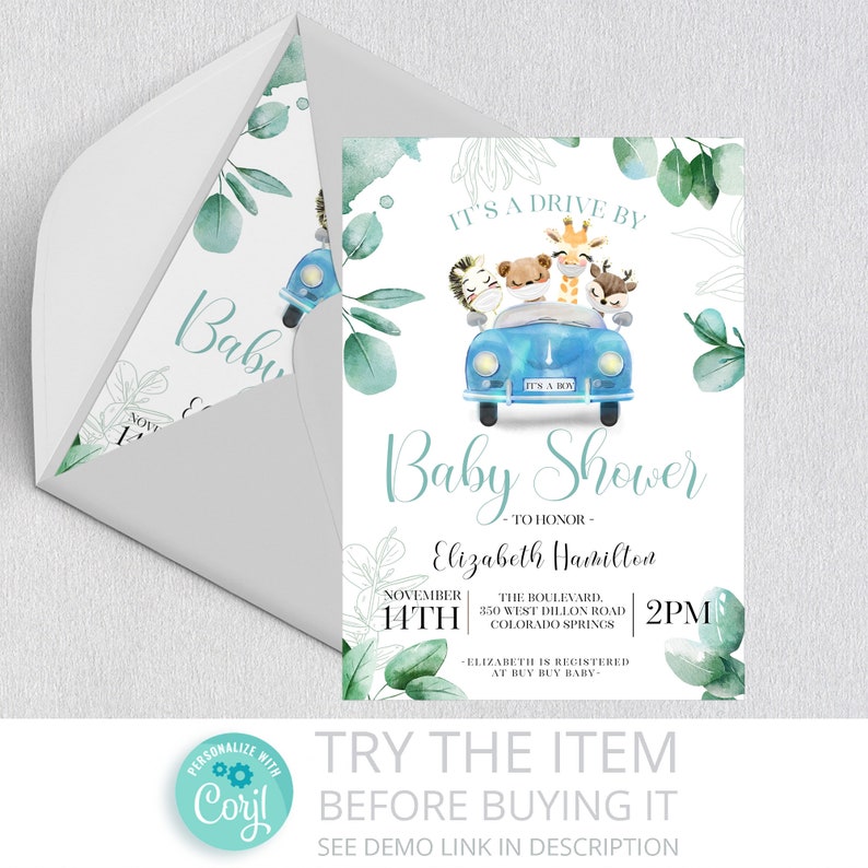 Shower by Mail Invitation. Baby Shower by Mail Invitation Etsy