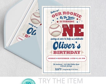 Dodgers Birthday Invitation - Etsy