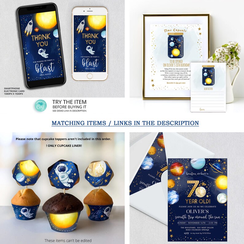 Space Baby Shower Decorations Outer Space Baby Shower Etsy