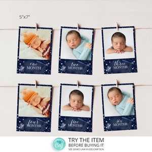 Outer Space Birthday  Banner, Monthly Photo Banner, First Year Photos, Galaxy 1st Birthday Milestone Photo, Flight Around the Sun SP48