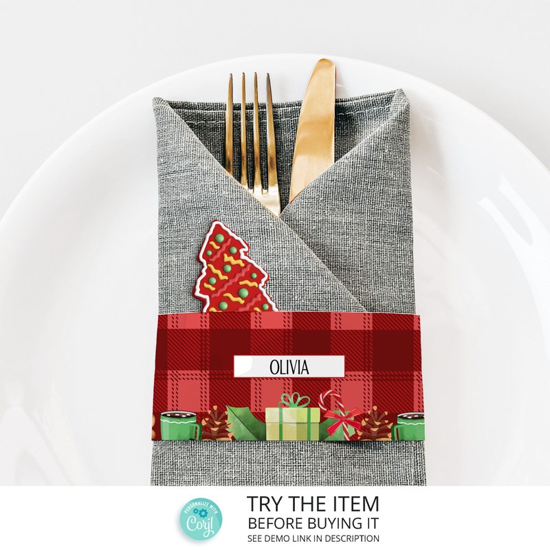 Napkin Bands - Etsy