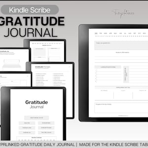Kindle Scribe Templates, Digital Gratitude Journal, Daily Mindfulness Journal, Digital Planner, Wellness, Reflections, 366 days dairy, 2024