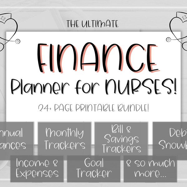 Nurse Monthly Planner Etsy