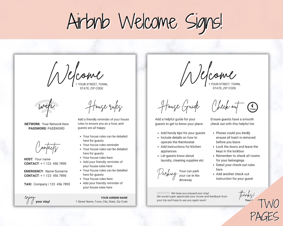 airbnb-welcome-sign-template-wifi-password-sign-printable-welcome-book-house-rules-host-poster-vacation-rental-check-out-instructions-etsy