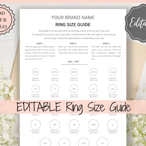 RING Size Guide, Ring Sizer Printable. Ring Size Chart, Multisizer, Ring Sizing Tool, How to Measure Your Ring Size, jewelry, finger, USA UK