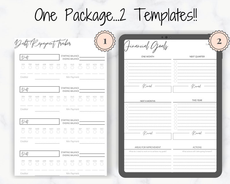 Debt Payoff Tracker Printable, Budget Planner, Financial Planner, Debt Snowball Dave Ramsey, Repayment, Budget Template, Payday Bill Tracker image 4