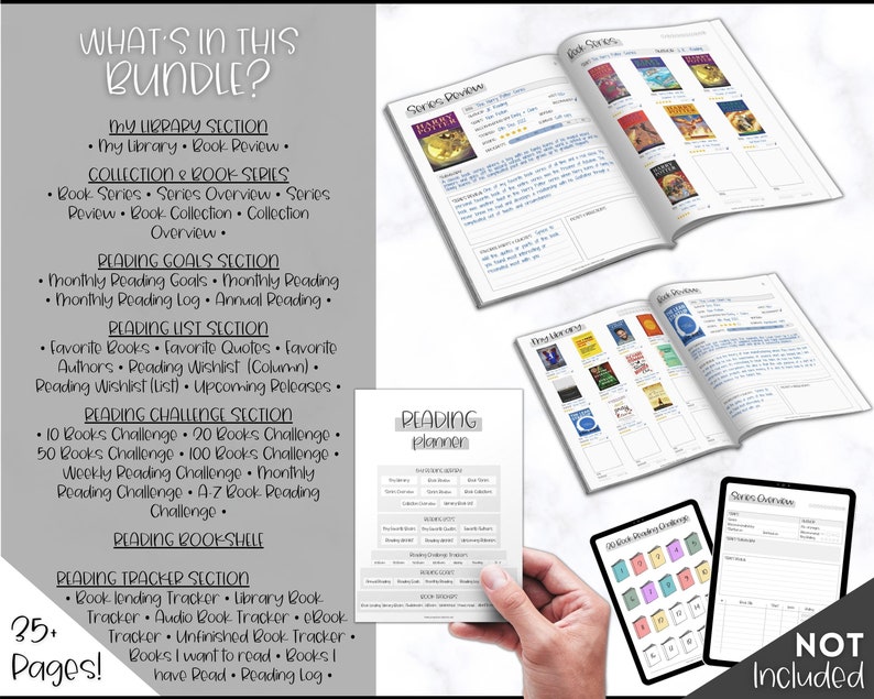 Book Tracker Printable, Bookshelf Reading Poster, Reading Tracker ...