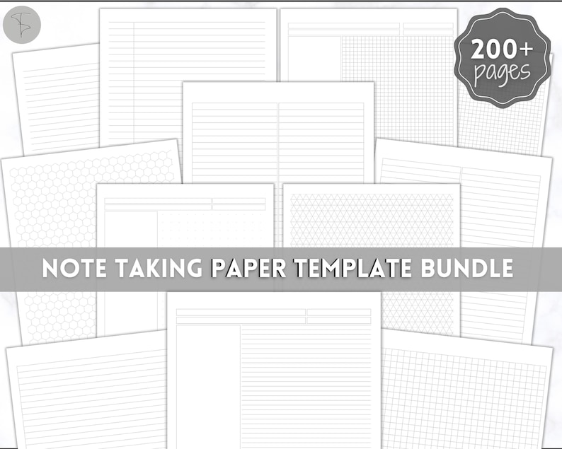 Printable Note Taking Journal