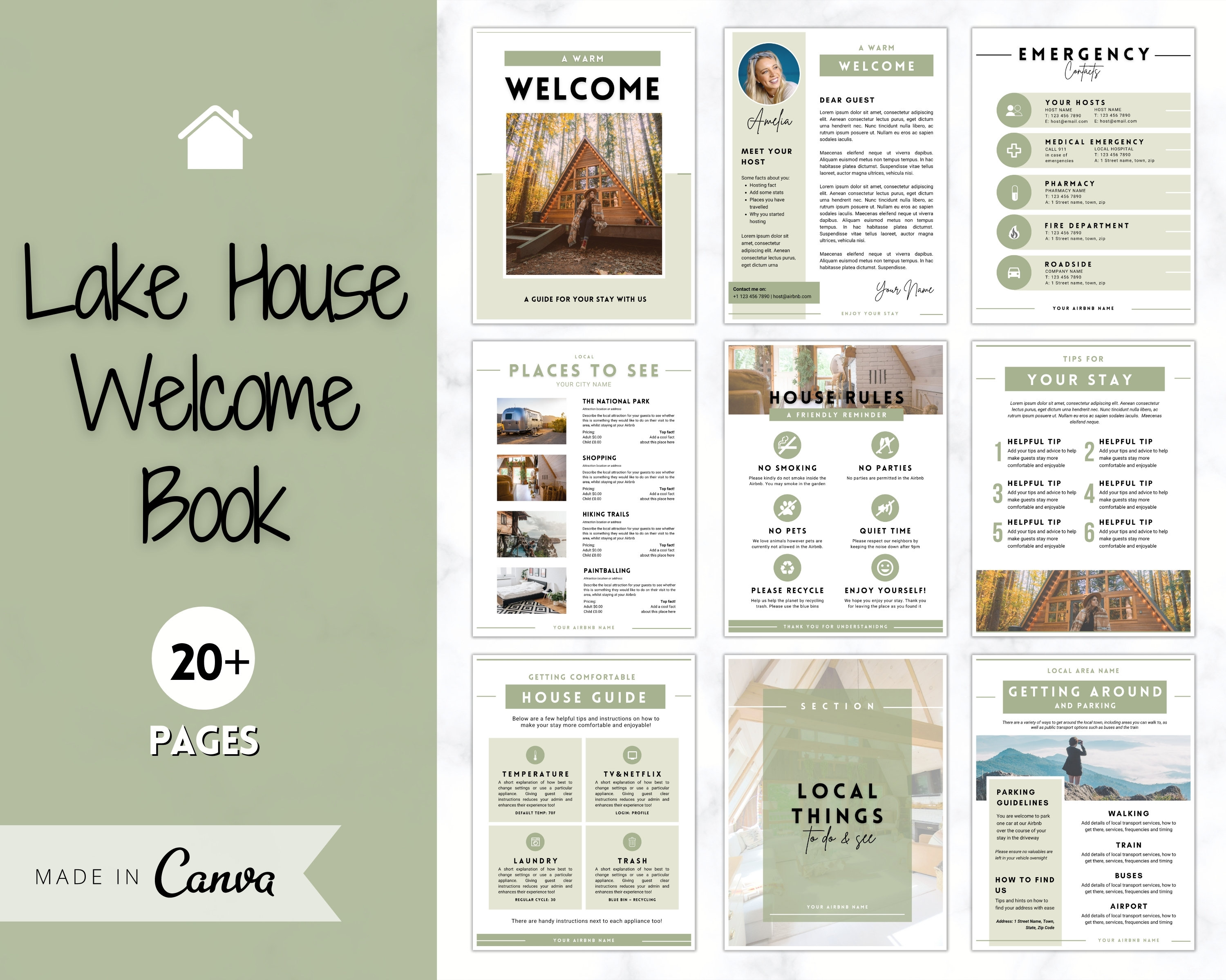 lake-house-welcome-book-template-editable-canva-airbnb-etsy