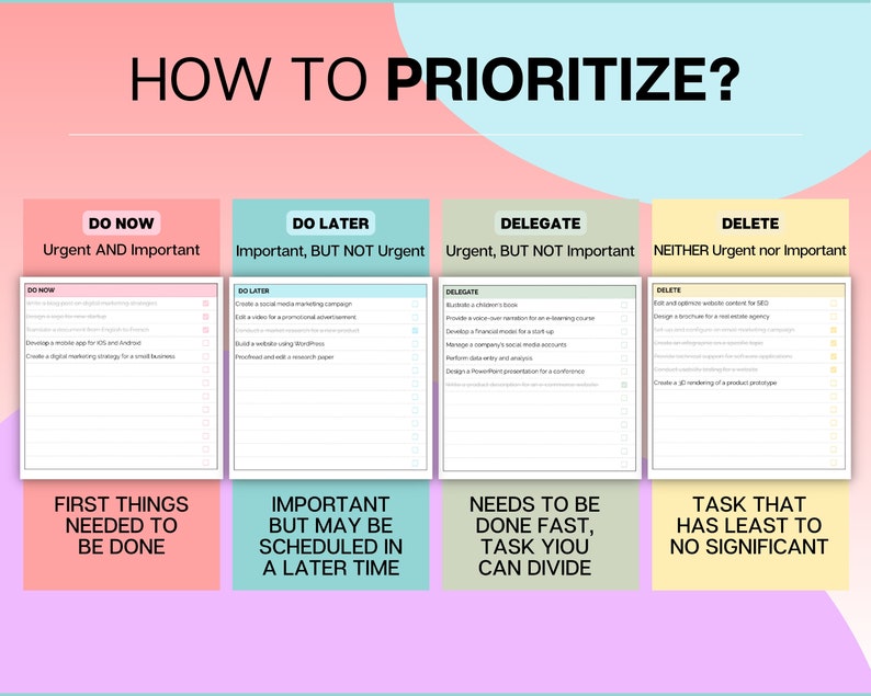 Decision Matrix, Task Priority Tracker Template, Google Sheets ...