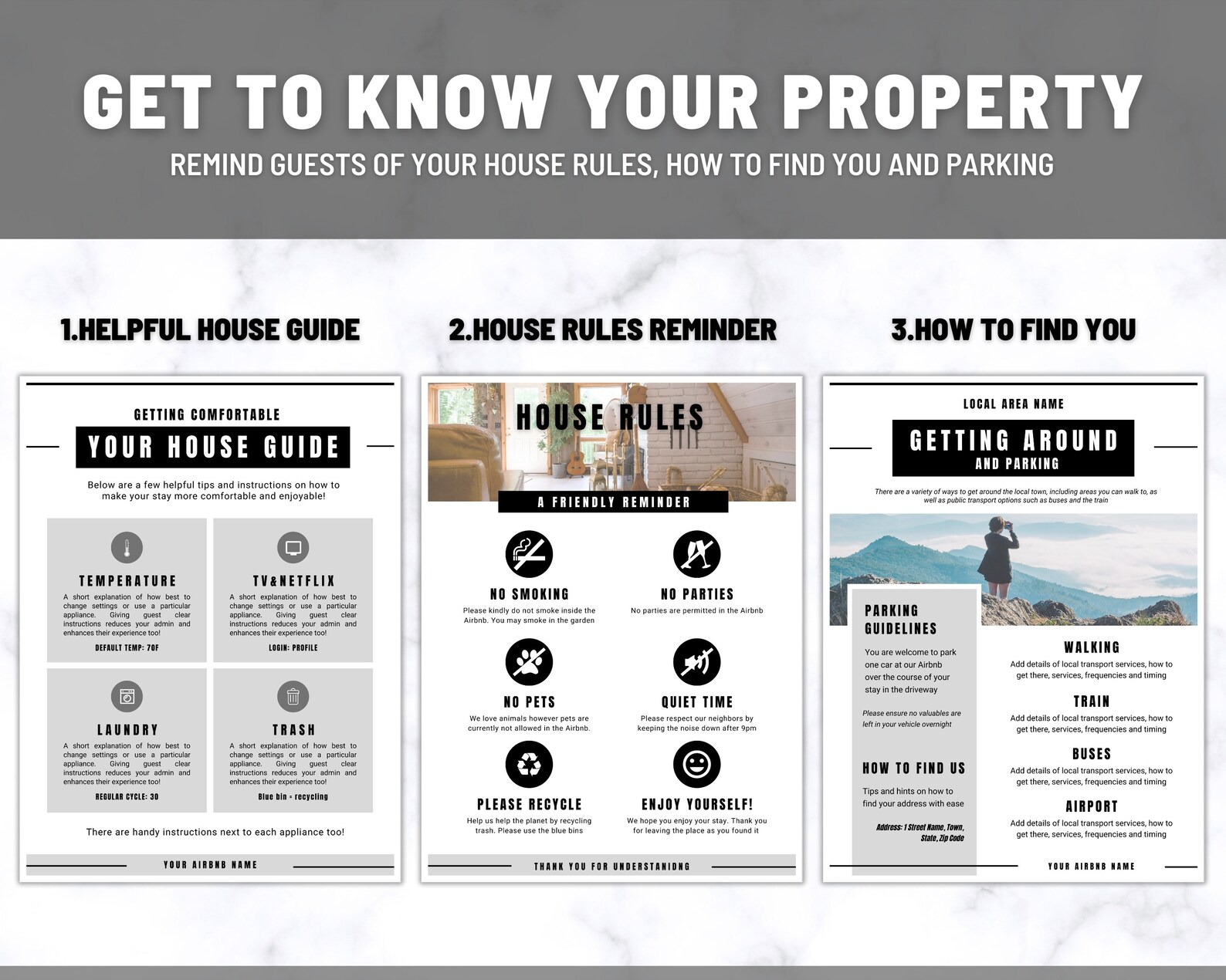 VRBO Welcome Book Template Editable Canva Welcome Guide Etsy VRBO Welcome Book Template Editable Canva Welcome Guide Etsy