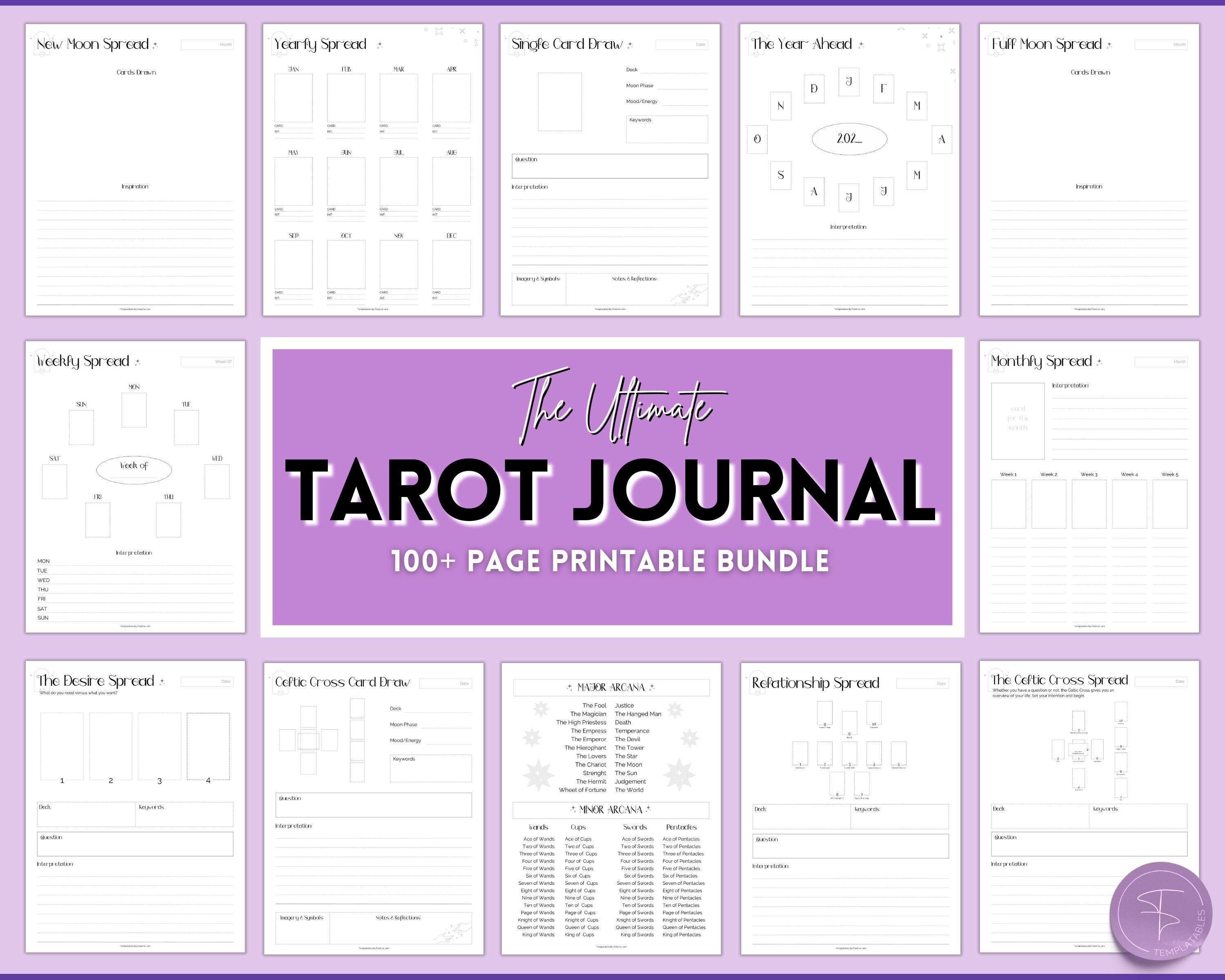25 Tarot-Themed Bullet Journal Page Ideas – The Ink Inquisition