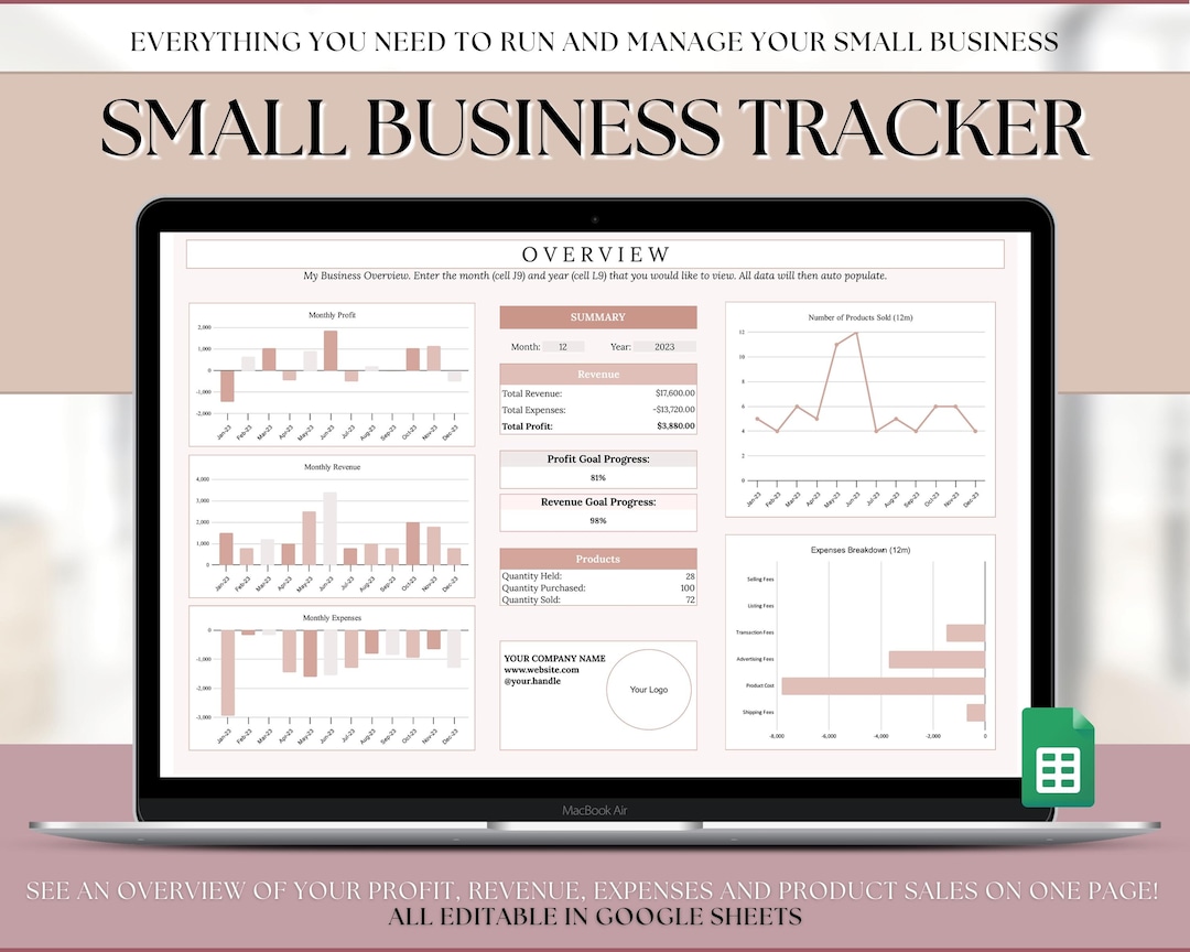 small business inventory spreadsheet template -... Small Business Spreadsheet, Inventory Tracker, Bookkeeping, Budget ...
