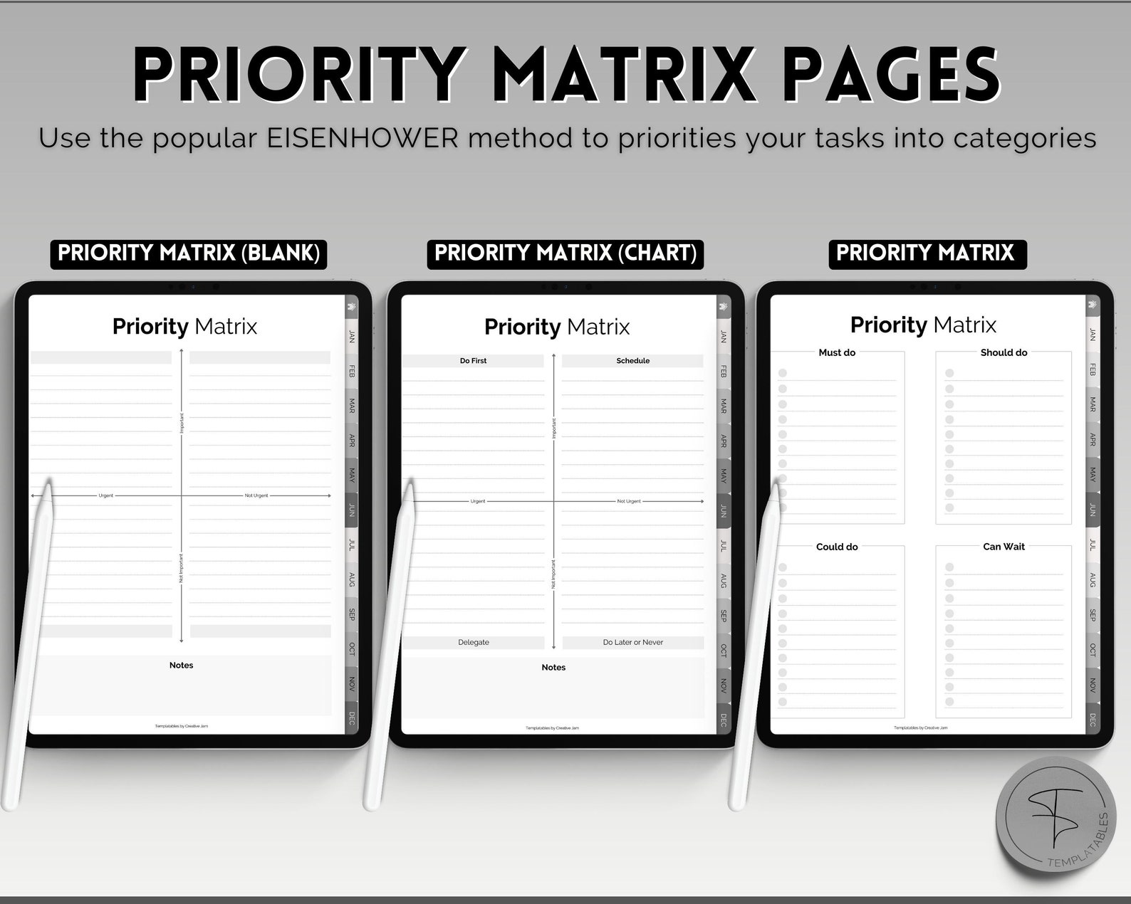 DIGITAL Brain Dump Planner, to Do List Printable, ADHD Daily Planner ...