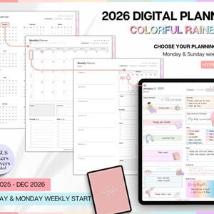 Digital Planner BUNDLE! 12+ Goodnotes Planners! 2026 Daily Weekly ...