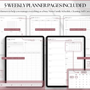2025 Mom Life Digital Planner, MOM Digital Planner, Busy Mom, Goodnotes ...