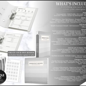 Emergency Binder - the Ultimate Just in Case Binder for Your Household ...