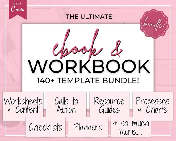 Checklist Template eBook Template kit Lead Magnet Template Workbook ...