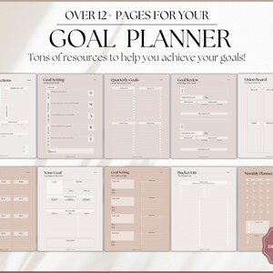 Goal Planner BUNDLE, 2024 Goals Tracker, SMART Goal Setting Kit, New ...