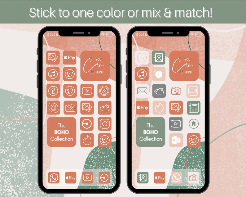 Boho Fall Aesthetic iOS 14 App Icons 675 Boho Theme iPhone Boho Fall Aesthetic iOS 14 App Icons 675 Boho Theme iPhone
