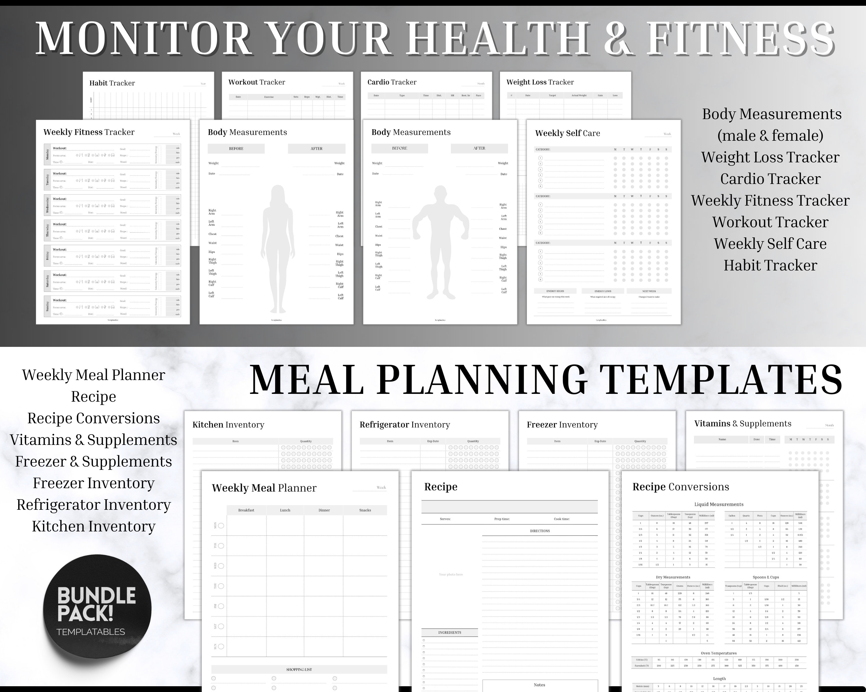 The ULTIMATE Home Management Binder Bundle! 170pg Household Planner ...