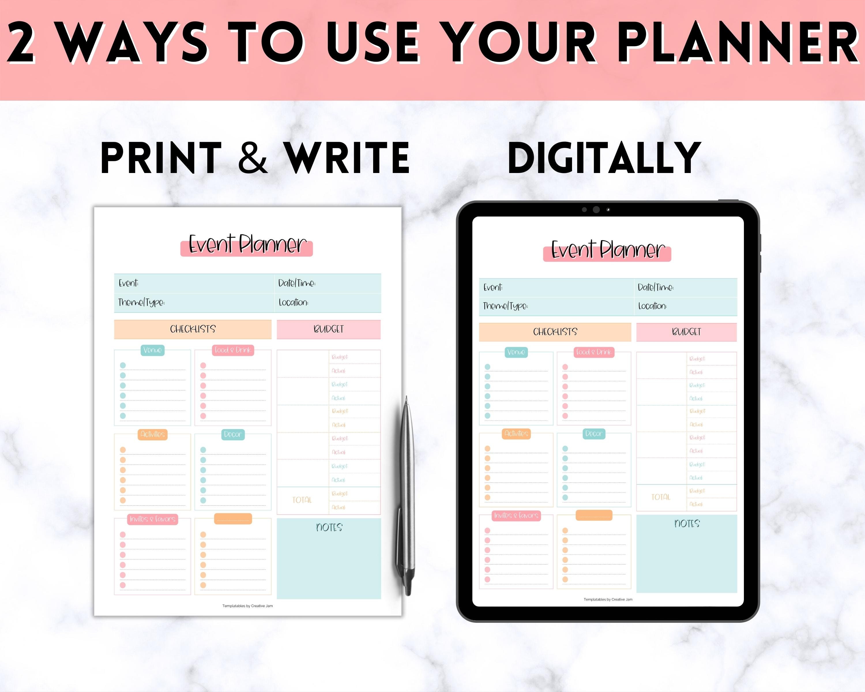 XD Calendar Planner
