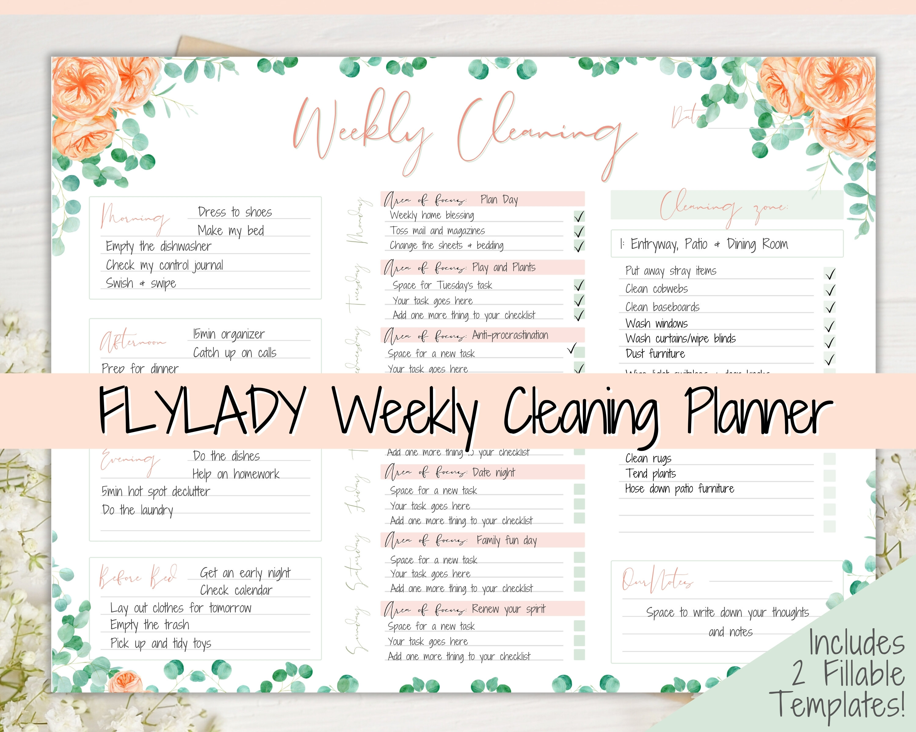 editable-cleaning-schedule-flylady-daily-routine-cleaning-etsy