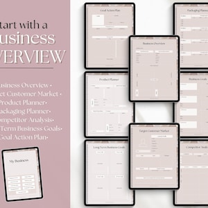 Digital Small Business Planner, Undated Trackers, Social Media, Finances, GoodNotes Digital Journal, Monthly, Weekly, Side Hustle, iPad image 4