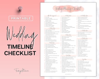 Hochzeits-Countdown, Hochzeits-Checkliste, Hochzeits-Timeline, Hochzeitsplaner, Hochzeitsbinder-Kit, Hochzeitsplaner, To Do-Liste