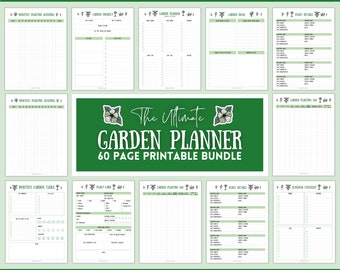 Garden Planner, Plant Journal, Gardening Planner for 2024, Planting Calendar, Plant Care, Seed Starting, Herb, Garden Book, Plant Notes