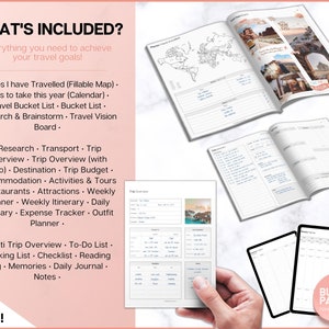 30+ Page Travel Planner Printable BUNDLE, Trip Planner, Vacation ...