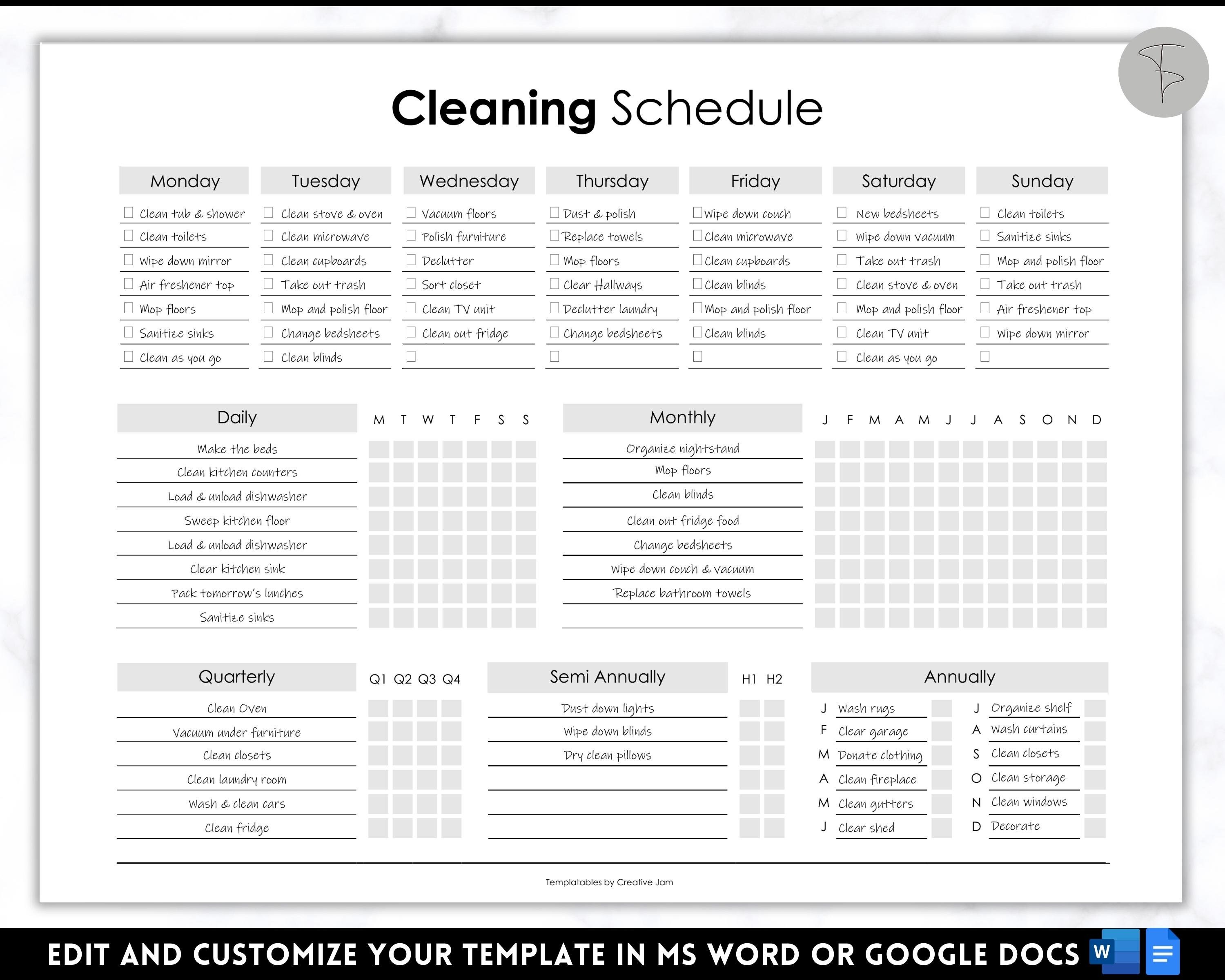 EDITABLE Cleaning Planner, Cleaning Checklist, Cleaning Schedule, Weekly House Chores, Adhd Clean Home, Monthly, Household Planner Printable - Etsy EDITABLE Cleaning Planner, Cleaning Checklist, Cleaning Schedule, Weekly House Chores, Adhd Clean Home, Monthly, Household Planner Printable - Etsy