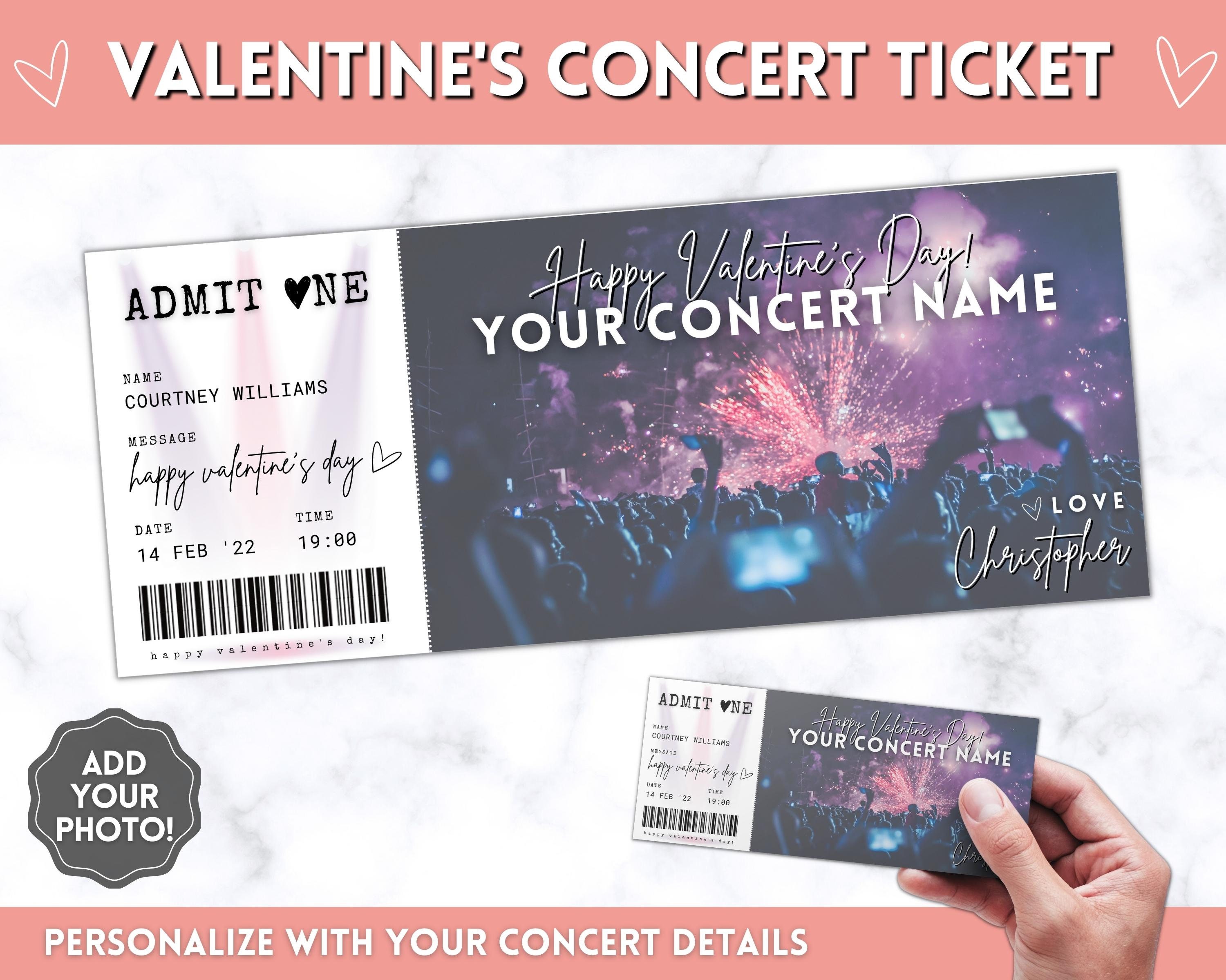 A San Valentino, regala il biglietto concerti o spettacoli
