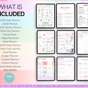 Digital Planner BUNDLE! 12+ Goodnotes Planners! 2026 Daily Weekly ...